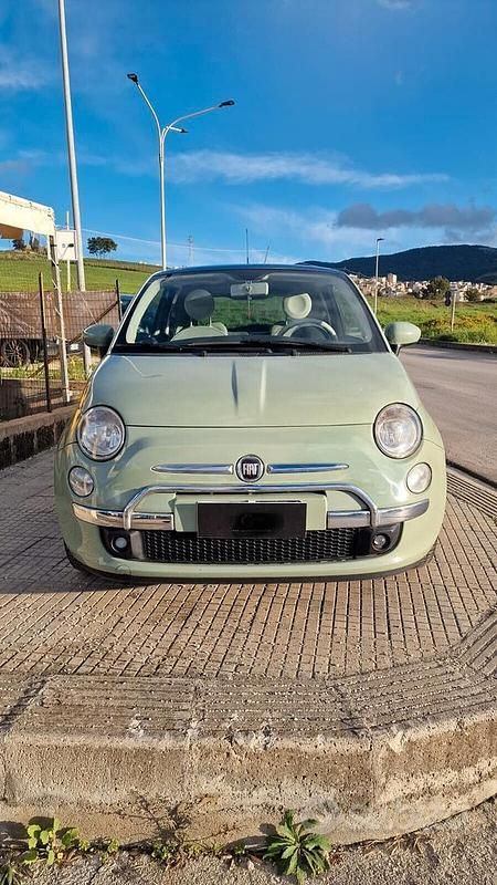 Usata Fiat 500 75 CV (55 kW) 2008 Verde Berlina
