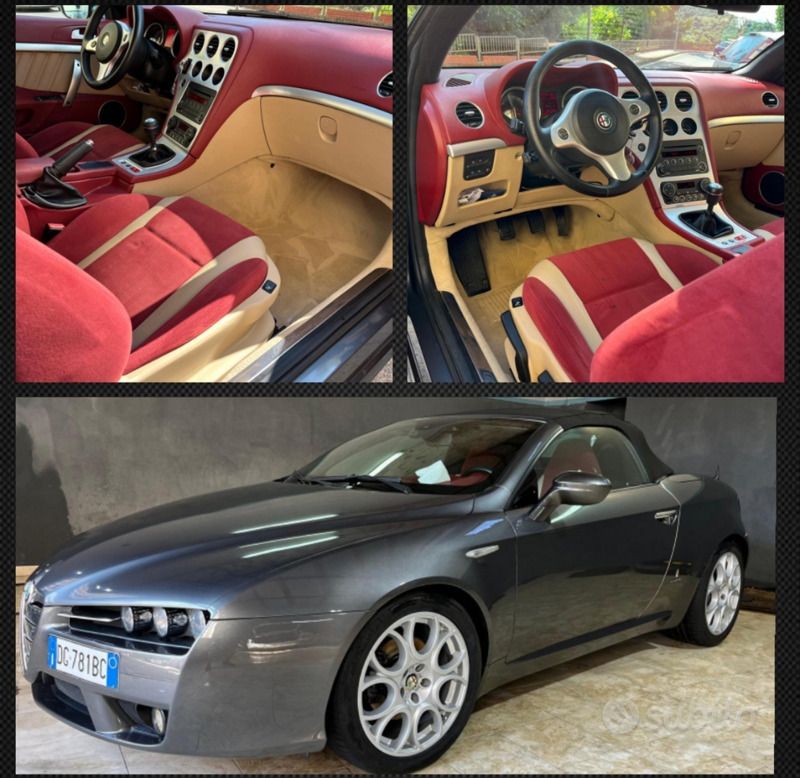 Usata Alfa Romeo Spider 185 CV (136 kW) 2007 Grigio Cabrio