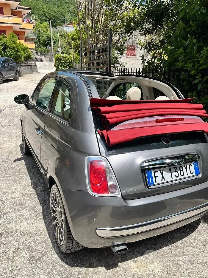 Usata Fiat 500 Lounge 69 CV (50 kW) 2015 Grigio Cabrio