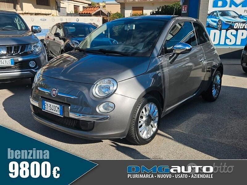 Usata Fiat 500 Lounge 69 CV (50 kW) 2015 Gray Berlina