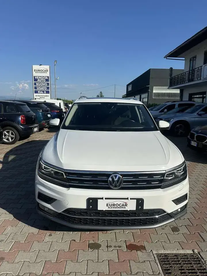 Usata VW Tiguan Allspace Advance 150 CV (110 kW) 2019 Bianco SUV