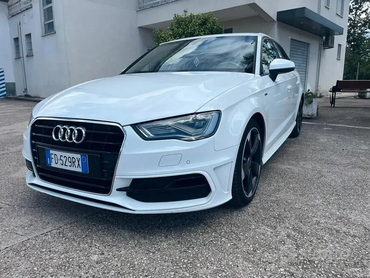 Usata Audi A3 Comfort 110 CV (80 kW) 2016 Bianco Berlina