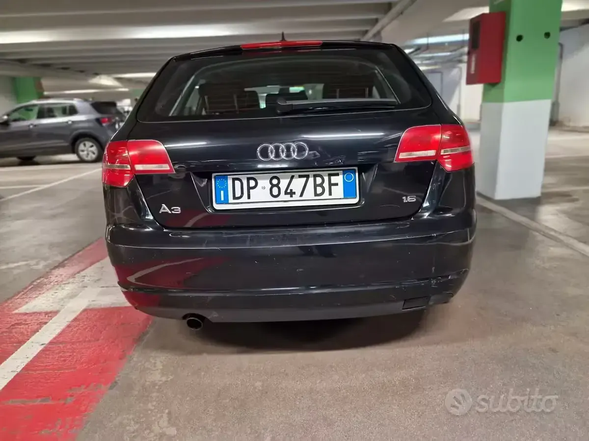 Usata Audi A3 Attraction 102 CV (75 kW) 2008 Nero Utilitaria