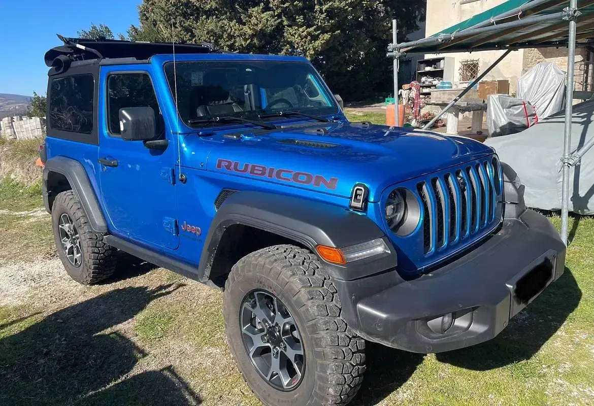 Usata Jeep Wrangler Rubicon 272 CV (200 kW) 2021 Blu/azzurro SUV