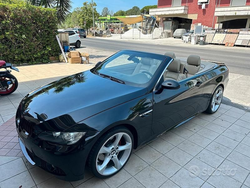 Usata BMW 320 Cabriolet 177 CV (130 kW) 2009 Nero Cabrio
