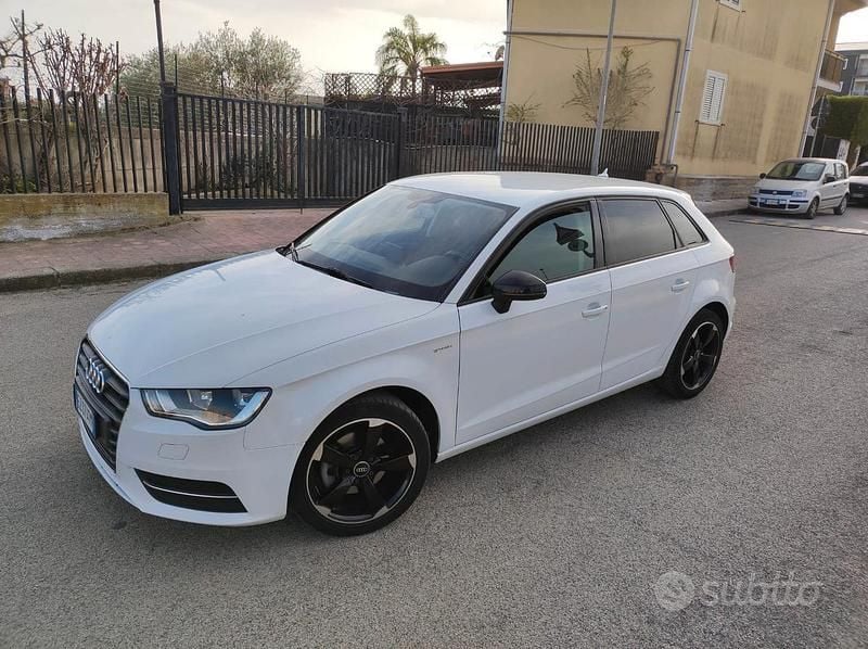 Usata Audi A3 125 CV (91 kW) 2015 Bianco Berlina