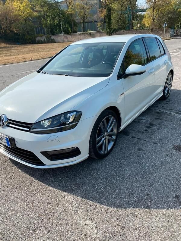 Usata VW Golf VII Sport 115 CV (84 kW) 2016 Bianco Berlina