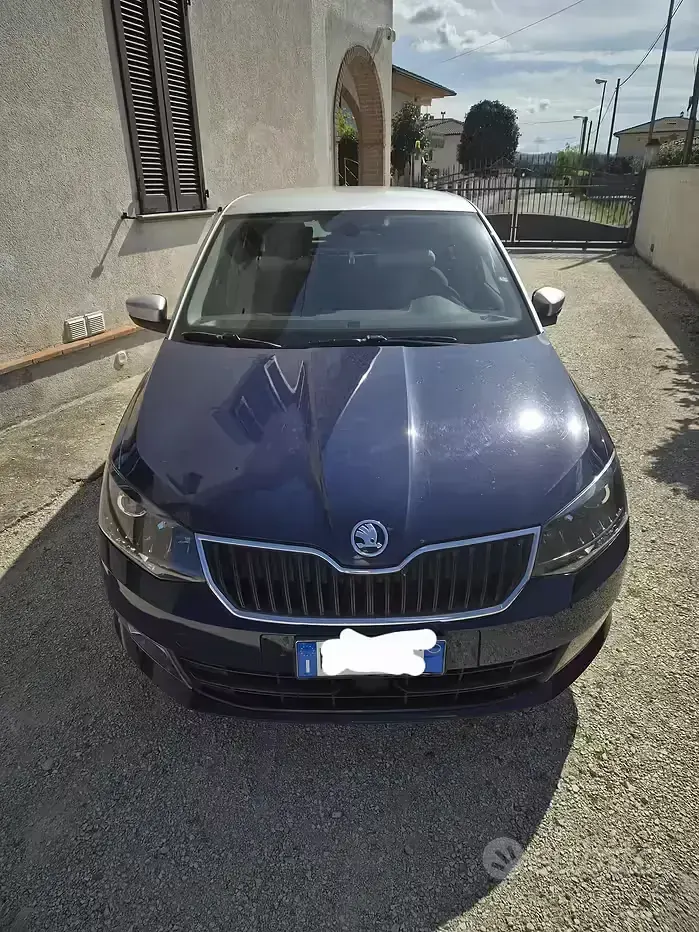 Usata Skoda Fabia 75 CV (55 kW) 2018 Blu Utilitaria