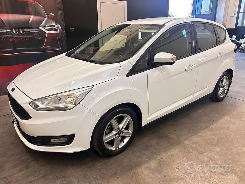 Usata Ford C-MAX Titanium 120 CV (88 kW) 2016 Bianco Monovolume