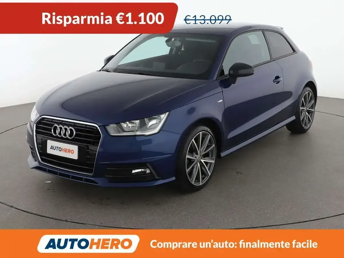 Usata Audi A1 Design 95 CV (69 kW) 2017 Blu/azzurro Utilitaria