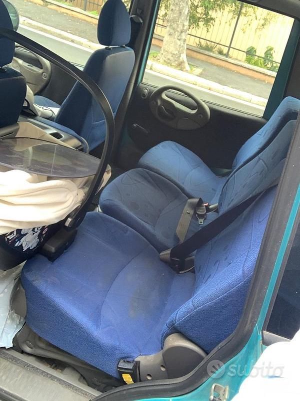Usata Fiat Multipla 103 CV (75 kW) 2001 Verde Monovolume