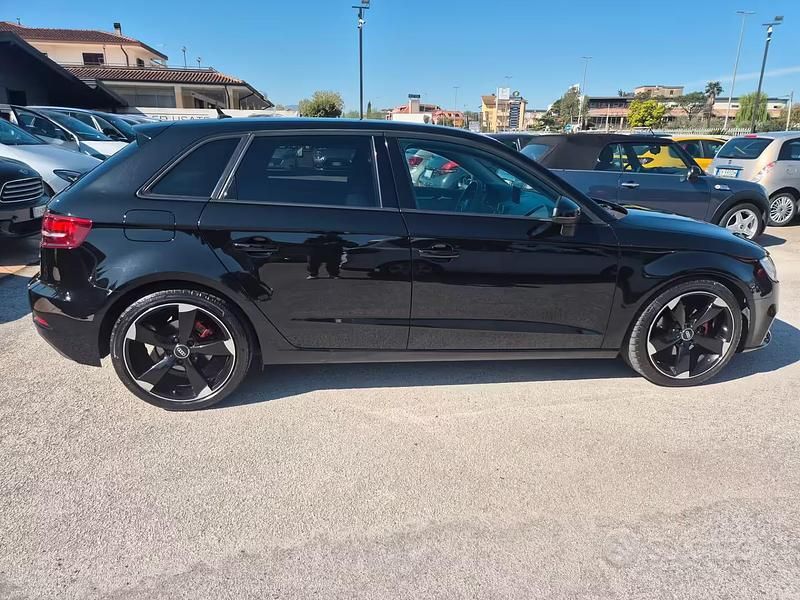 Usata Audi A3 S-Line 116 CV (85 kW) 2017 Nero Berlina