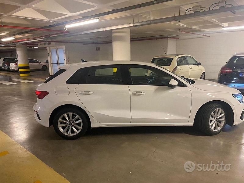 Usata Audi A3 150 CV (110 kW) 2020 Bianco Berlina