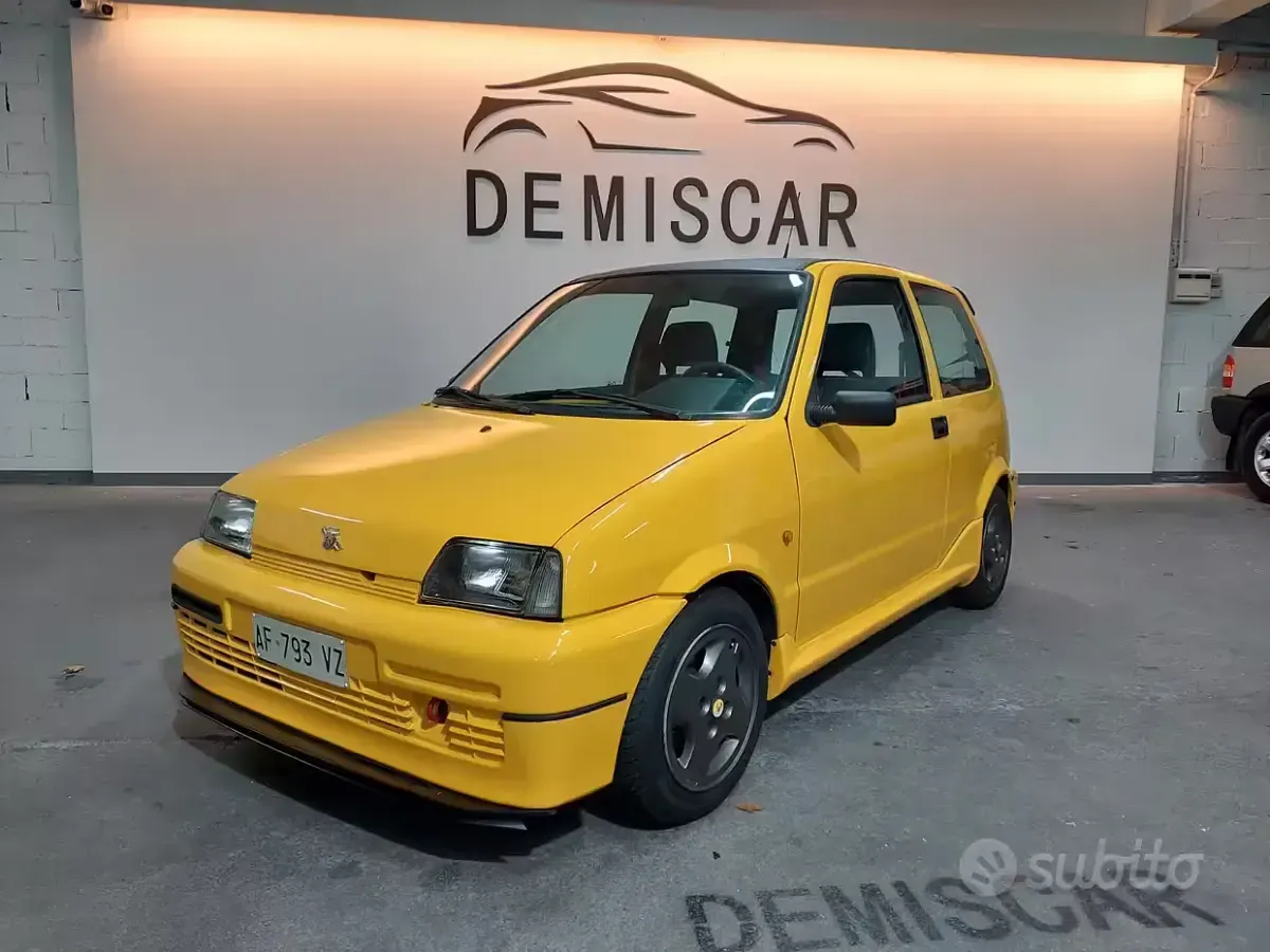 Käytetty Fiat Cinquecento 54 HP (39 kW) 1995 Keltainen Viistoperä