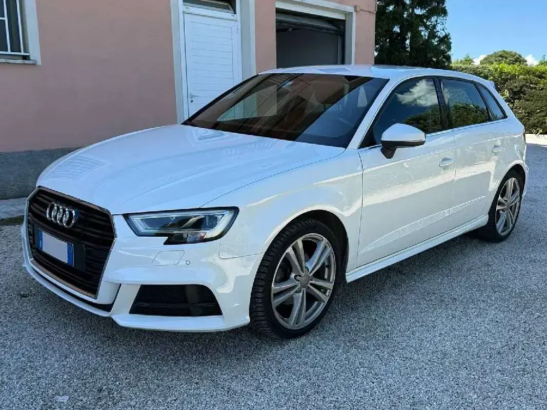 Usata Audi A3 Admired 131 CV (96 kW) 2020 Bianco Berlina