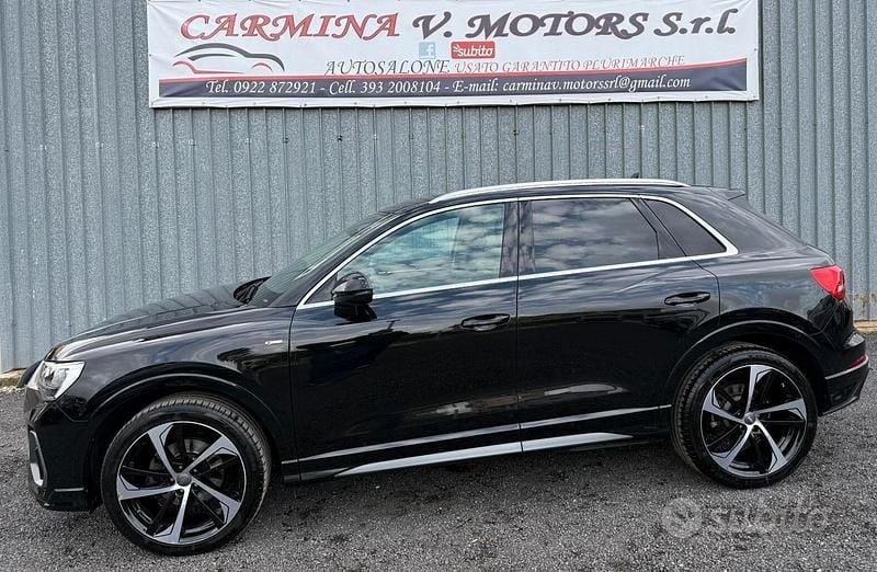 Usata Audi Q3 S-Line 150 CV (110 kW) 2019 Nero SUV