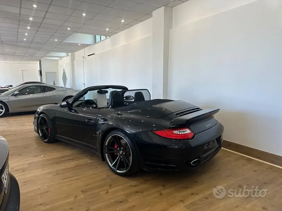 Usata Porsche 911 Turbo Cabriolet 480 CV (353 kW) 2008 Nero Cabrio