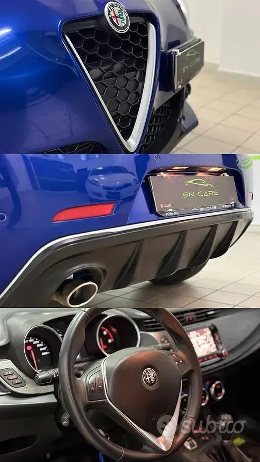 Usata Alfa Romeo Giulietta 120 CV (88 kW) 2019 Blu Utilitaria