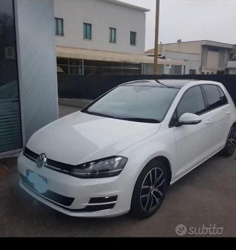 Usata VW Golf VII 150 CV (110 kW) 2013 Bianco Berlina