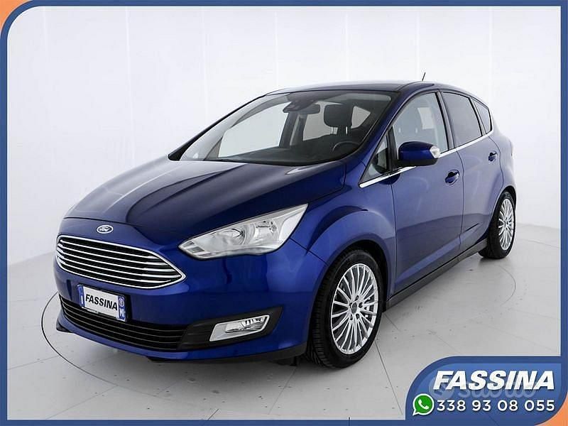 Usata Ford C-MAX Titanium 120 CV (88 kW) 2019 Blu Monovolume