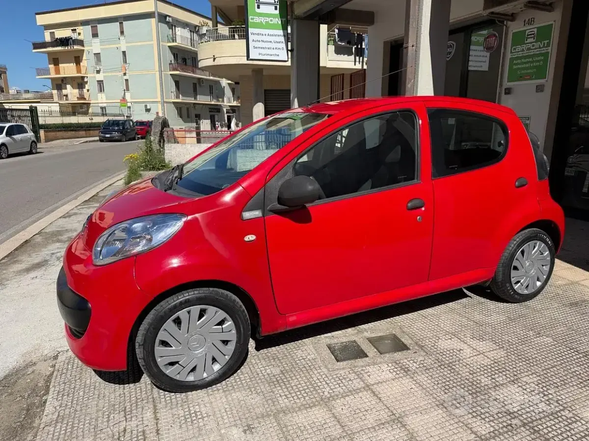 Usata Citroën C1 68 CV (50 kW) 2008 Rosso Utilitaria
