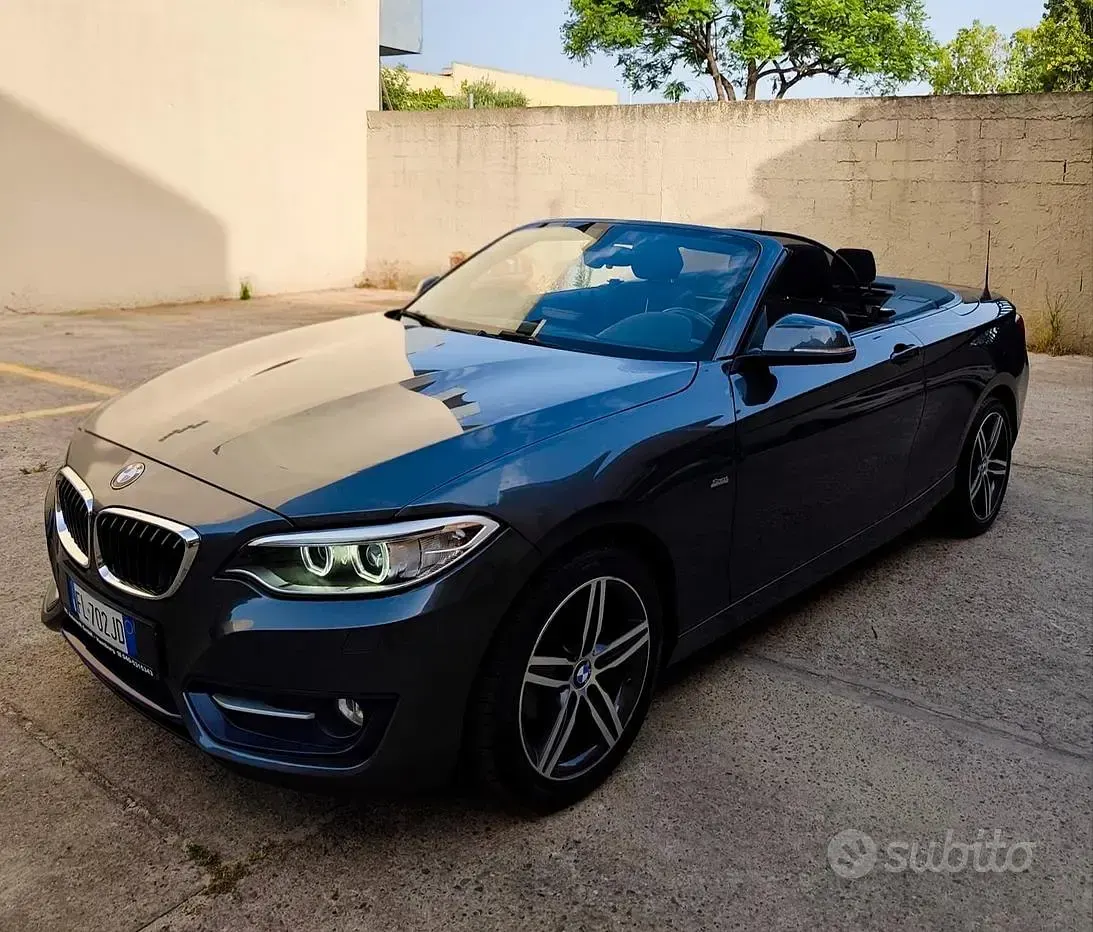 Usata BMW 218 Sport Line 136 CV (100 kW) 2015 Cabrio