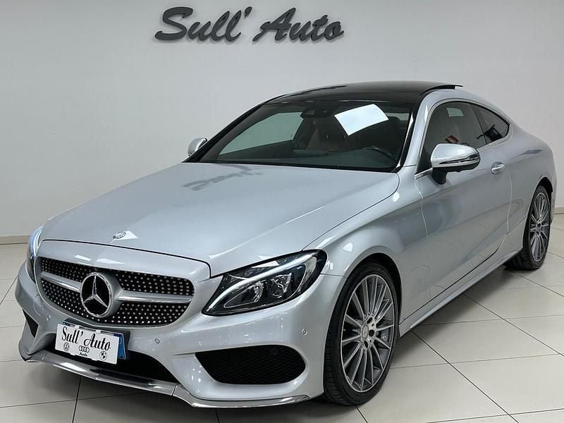Usata Mercedes C250 Premium Plus 203 CV (149 kW) 2016 Argento Coupé
