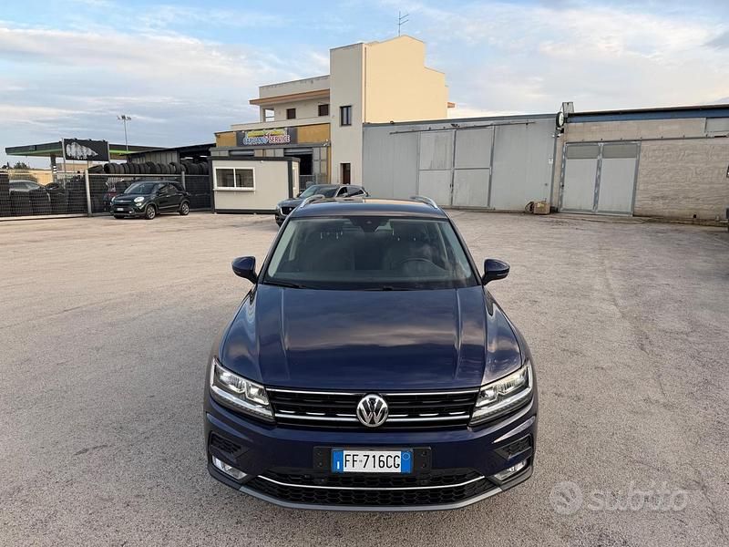 Usata VW Tiguan 150 CV (110 kW) 2016 Blu SUV