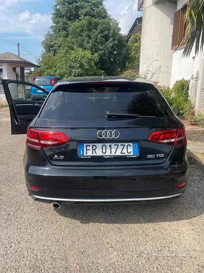 Usata Audi A3 116 CV (85 kW) 2018 Nero Berlina