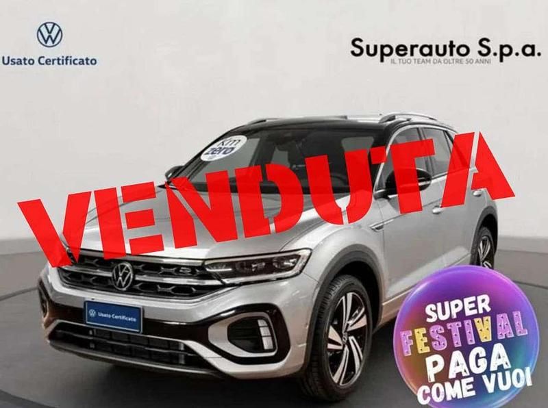 Usata VW T-Roc R-line Plus 150 CV (110 kW) 2024 Grigio SUV