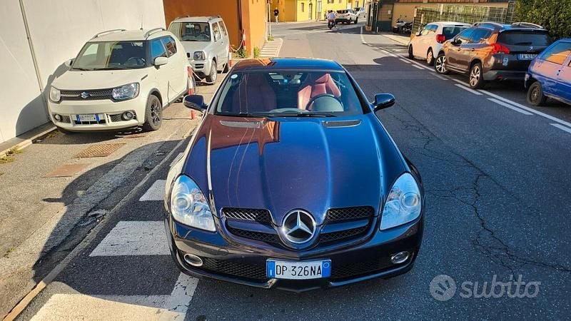 Usata Mercedes SLK200 184 CV (135 kW) 2008 Blu Cabrio