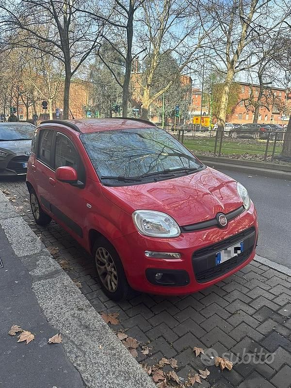 Usata Fiat Panda 2017 Rosso Utilitaria