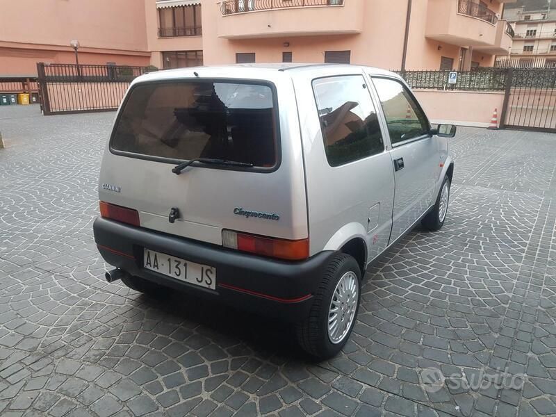 Usata Fiat Cinquecento 41 CV (30 kW) 1994 Grigio Utilitaria
