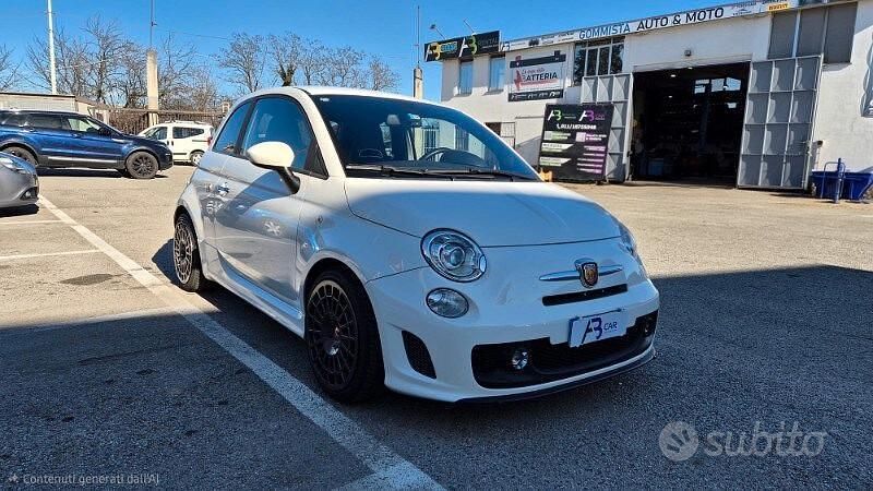 Usata Abarth 595 Turismo 160 CV (117 kW) 2015 Bianco Utilitaria