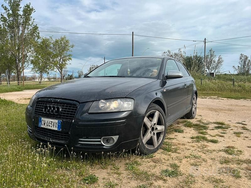 Usata Audi A3 150 CV (110 kW) 2005 Nero Utilitaria