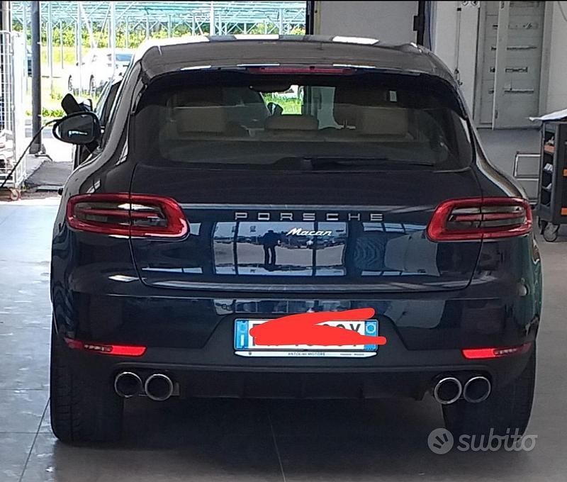 Usata Porsche Macan 252 CV (185 kW) 2018 Blu SUV