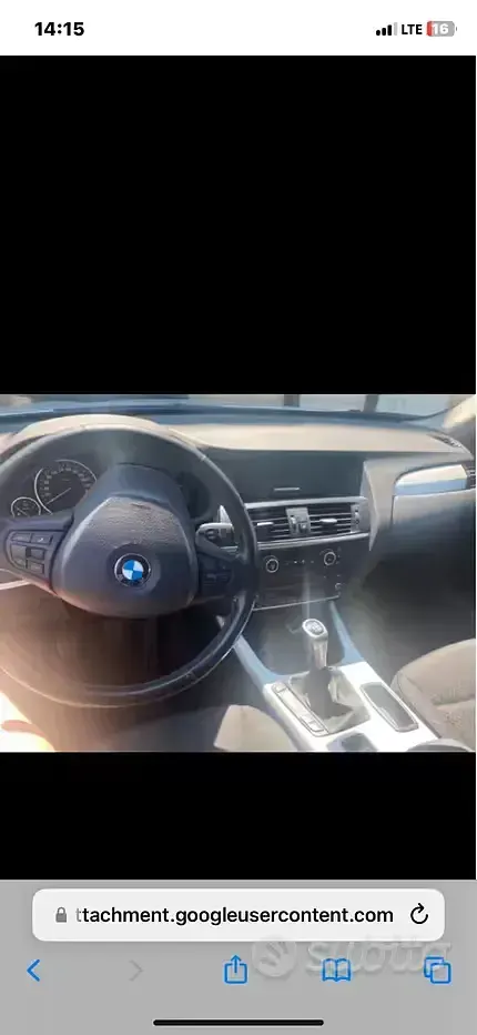 Usata BMW X3 184 CV (135 kW) 2011 Grigio SUV