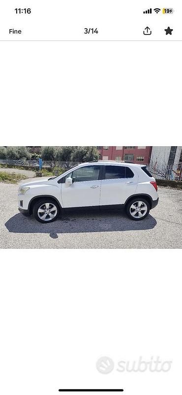Usata Chevrolet Trax 130 CV (95 kW) 2014 Bianco SUV