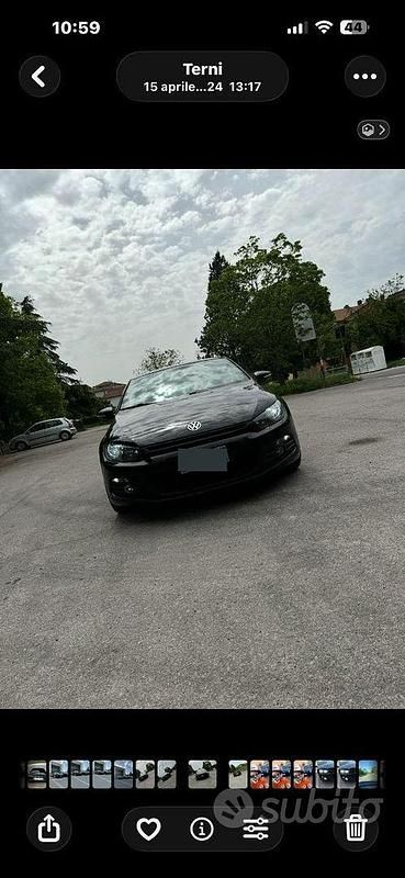 Usata VW Scirocco 200 CV (147 kW) 2008 Nero Coupé