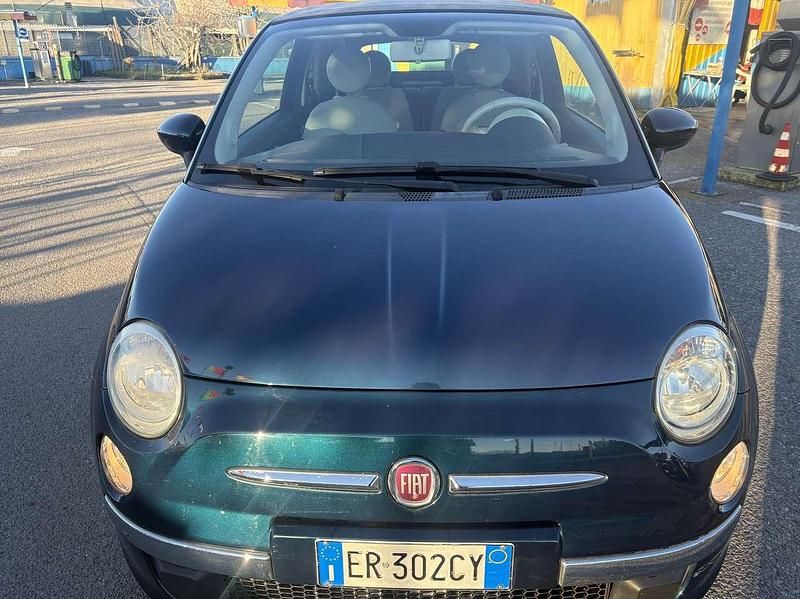 Usata Fiat 500C Lounge 69 CV (50 kW) 2013 Blu/azzurro Cabrio