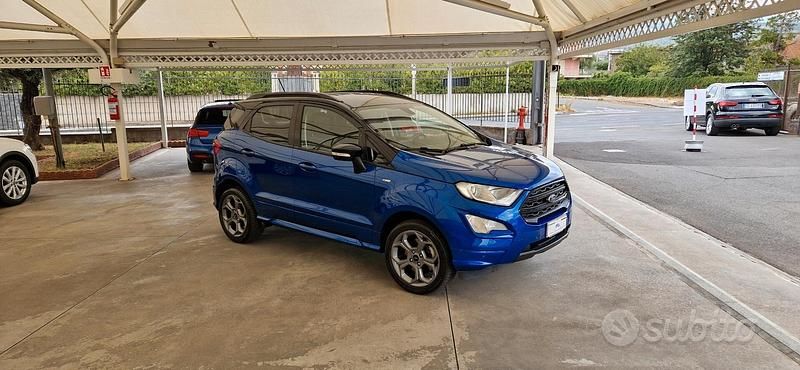 Usata Ford Ecosport ST-Line 100 CV (73 kW) 2018 Blu SUV