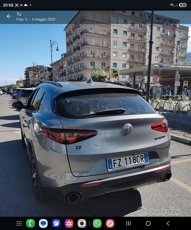 Usata Alfa Romeo Stelvio 190 CV (139 kW) 2019 Grigio SUV