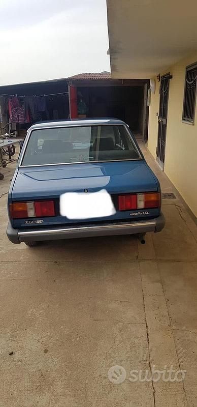 Usata Fiat 131 1982 Blu Berlina