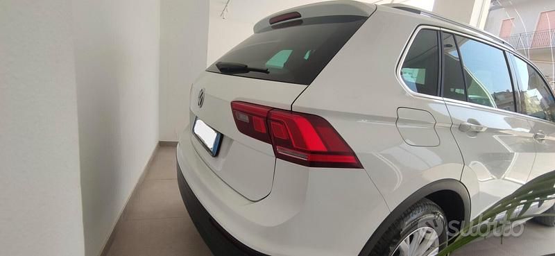 Usata VW Tiguan 150 CV (110 kW) 2019 Bianco SUV