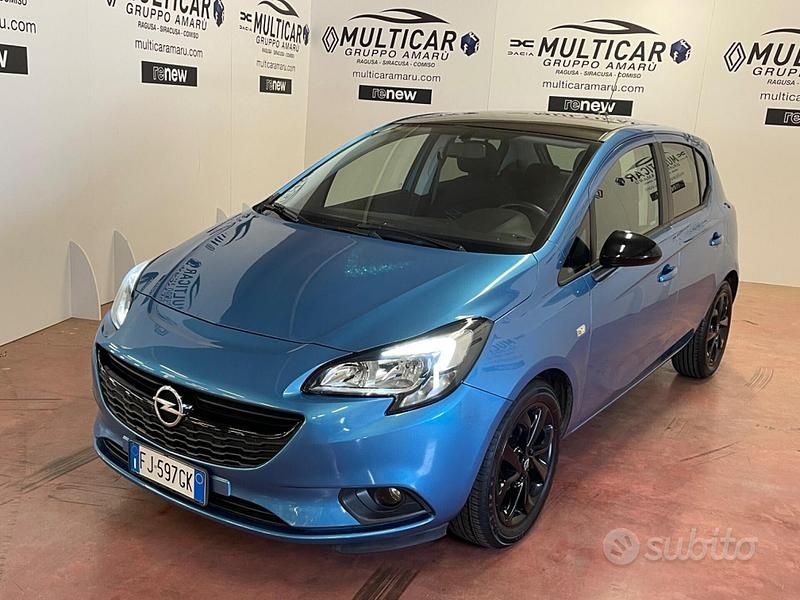 Usata Opel Corsa 90 CV (66 kW) 2017 Blu Berlina