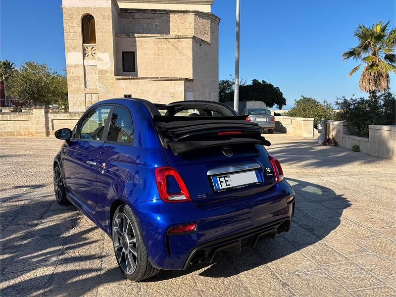 Usata Abarth 595C Turismo 165 CV (121 kW) 2016 Blu Cabrio