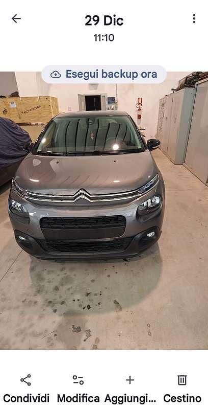 Usata Citroën C3 Feel 83 CV (61 kW) 2019 Grigio Berlina