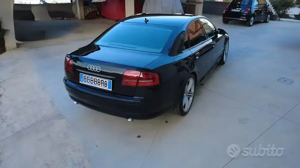 Usata Audi A8 233 CV (171 kW) 2007 Nero Berlina