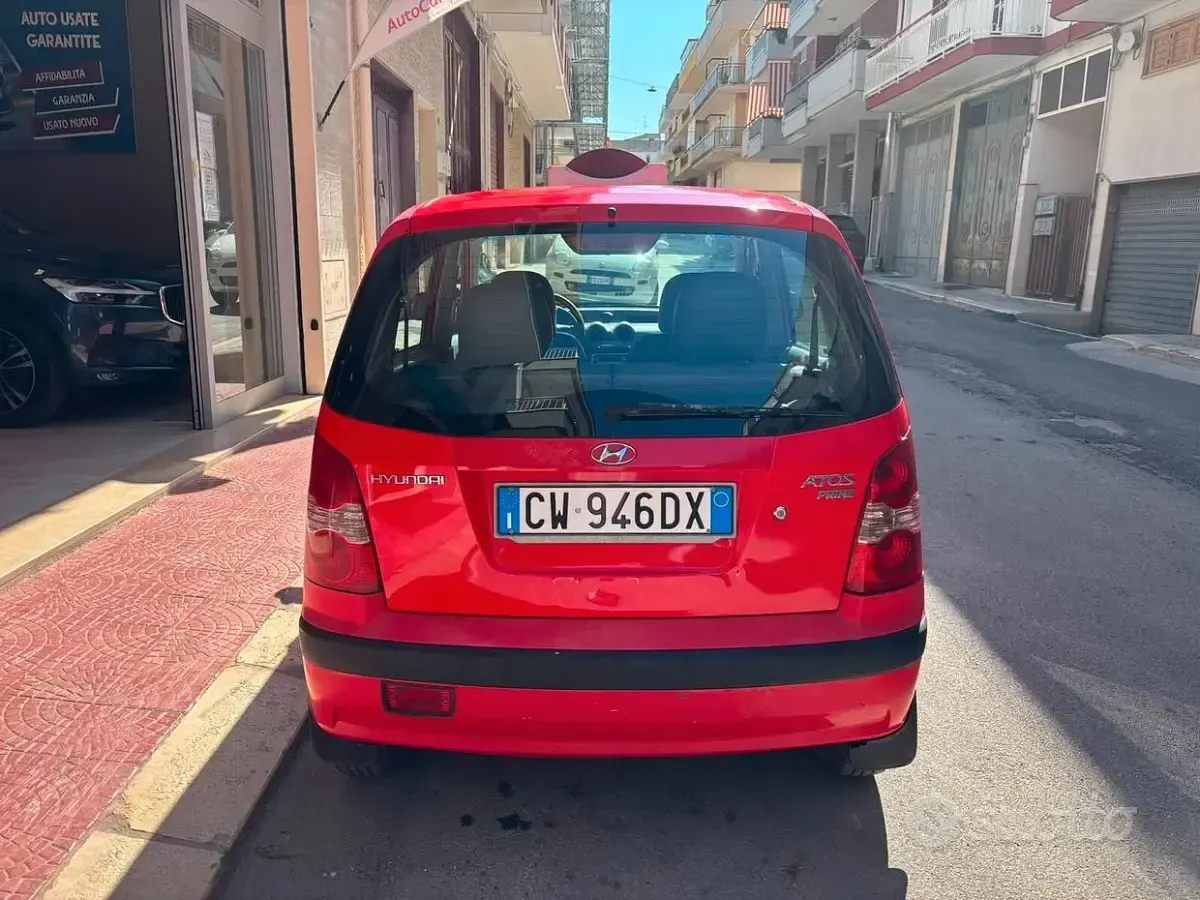 Usata Hyundai Atos Prime 59 CV (43 kW) 2005 Rosso Utilitaria