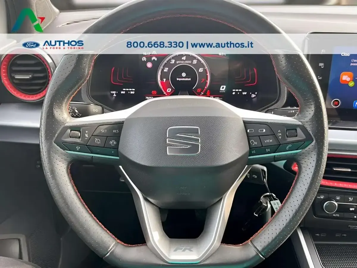 Usata Seat Arona FR 95 CV (69 kW) 2023 Bianconero SUV